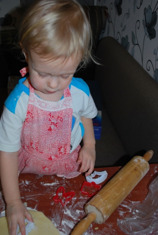 А мы пекли печенье)