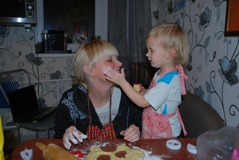 А мы пекли печенье)