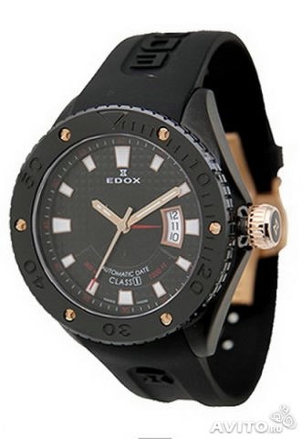 Новые швейцарские часы edox, оригинал.