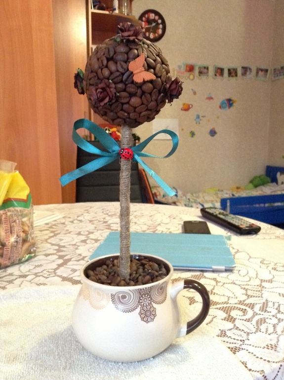 Моё кофейное дерево(топиарий)