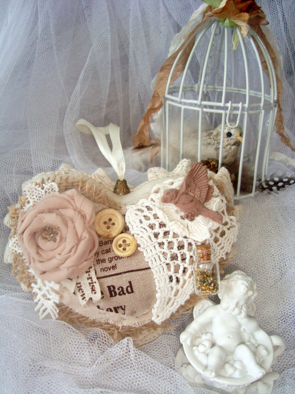 Винтажные сердечки