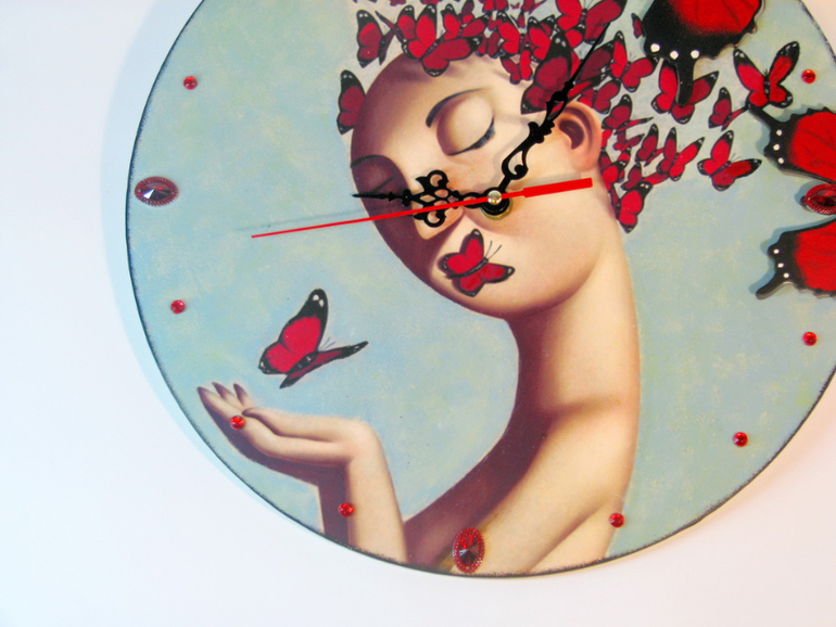 Декупажный конкурс "Тик-так, часики!"