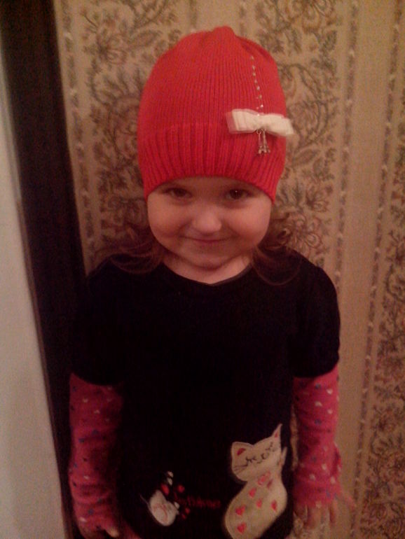 получили шапочки от Олечки)