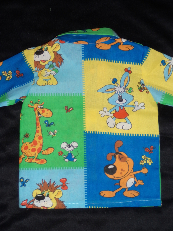 Летняя рубашка для младшего племянника