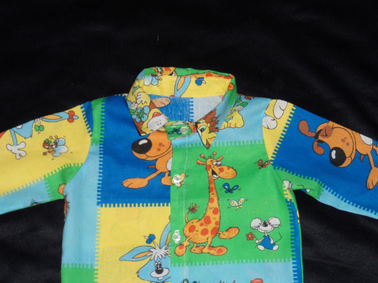 Летняя рубашка для младшего племянника