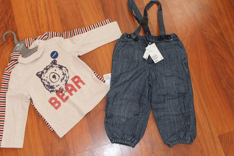 новый пакет для мальчка (фирма маза,h@m некс