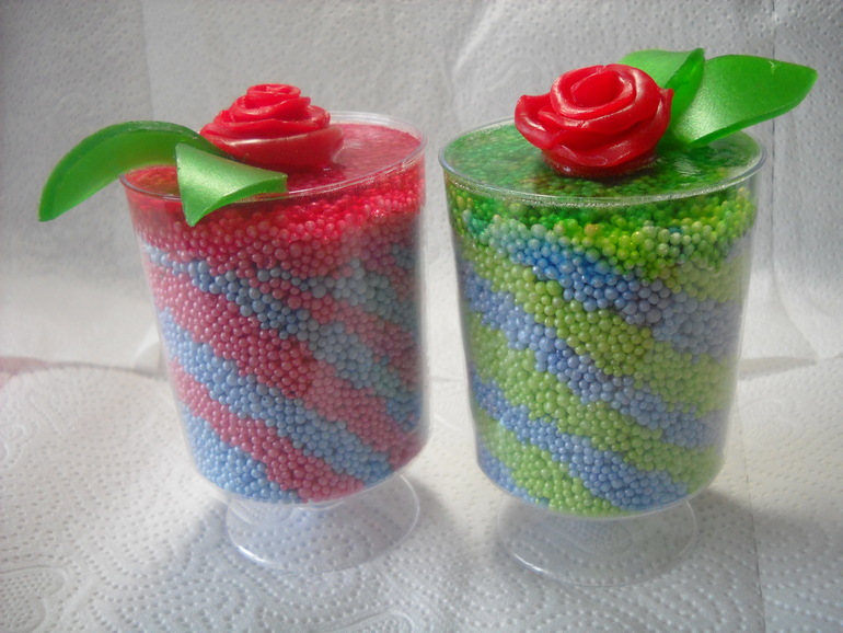 Немного коктейлей из бисера.
