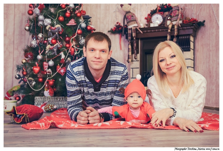 Очень красивая семья)