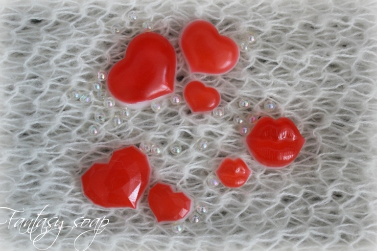 Мыло ручной работы ко Дню Святого Валентина