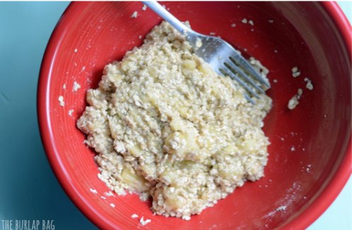 Печенье из двух компонентов — банана и овсянки