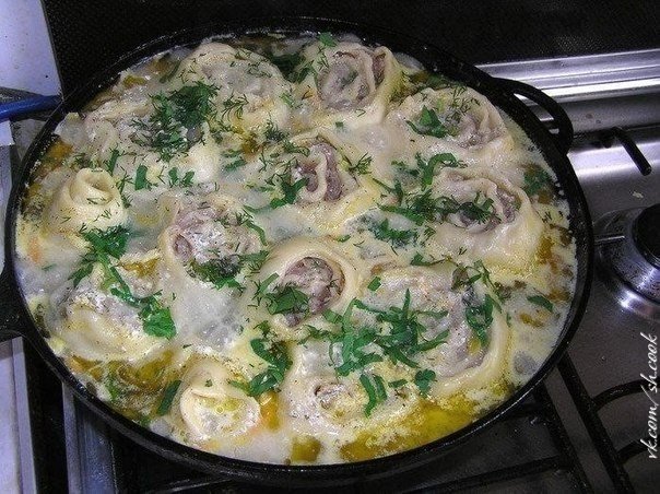 Очень ленивые пельмени
