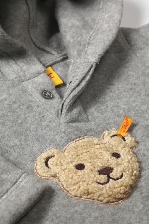 Кофта Steiff с капюшоном, медведь пищит при нажатии, Мск