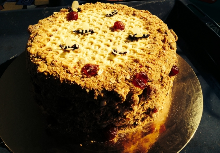 Медовик для подруги