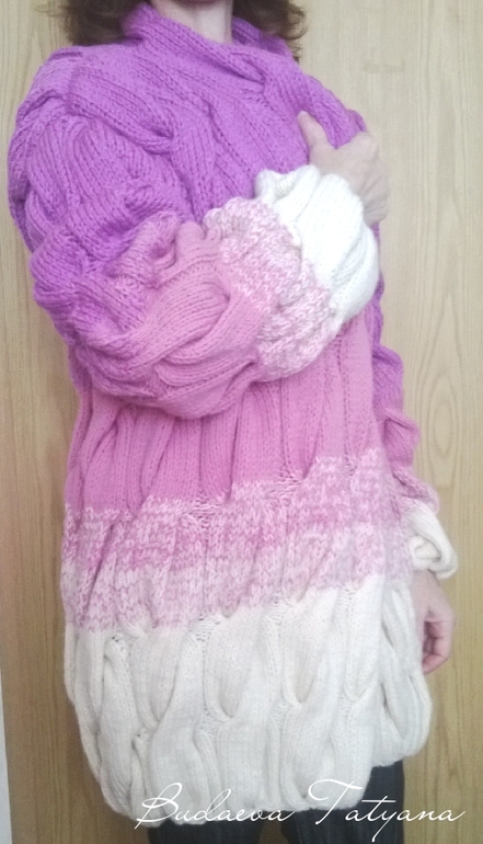 Кардиган" Розовое пирожное"