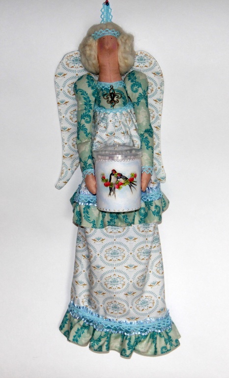 Винтажная Хранительница ватных палочек