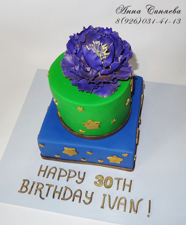 Торт "Пион. Гламурный" )))