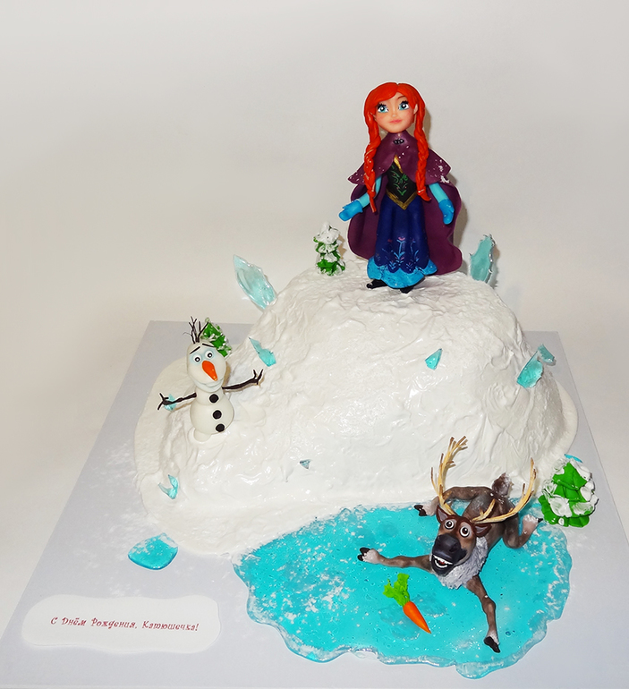 Торт "Холодное сердце"