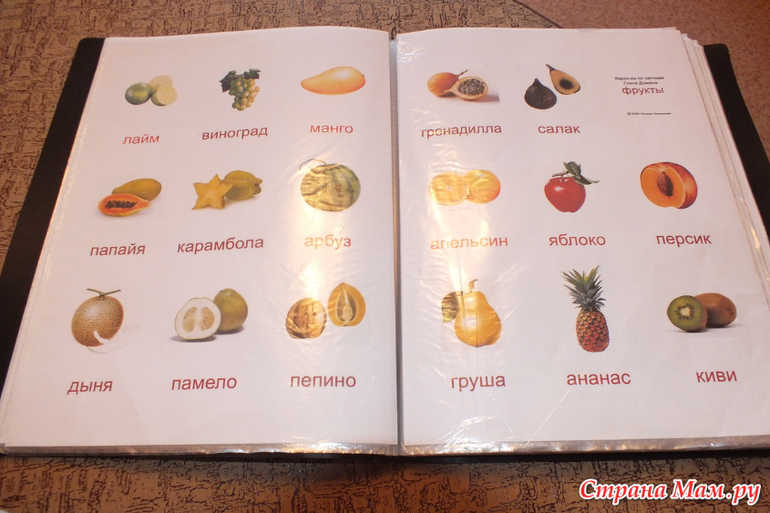 Папка с дидактическим материалом.