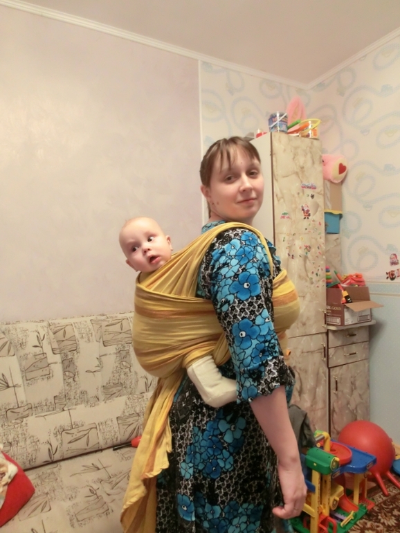 Наша первая заспинная попытка))