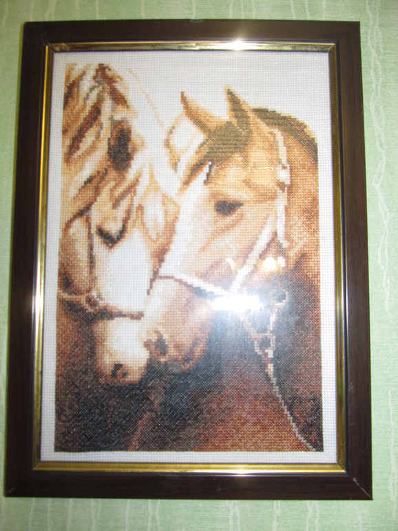 Я человек творческий:хочу творю,хочу вытворяю)))Мои работы:картины вышытые крестиком.