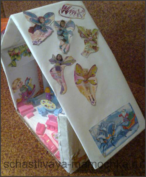 Наши самодельные домики