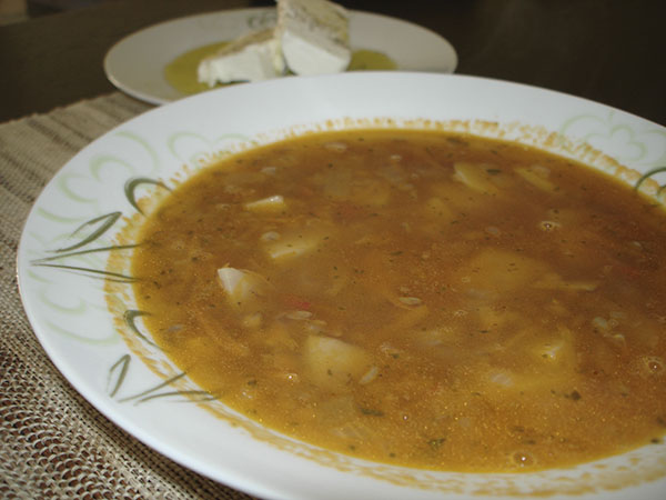 Φακες - греческий чечевичный суп
