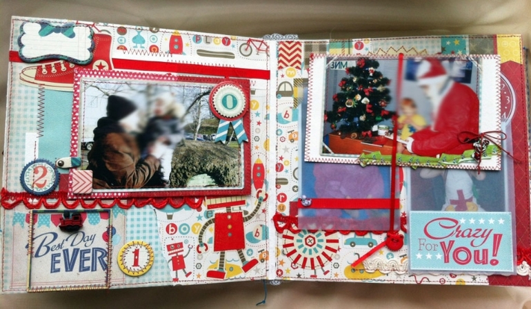 Альбом для мальчика с готовыми фото . Много позитива!!)))