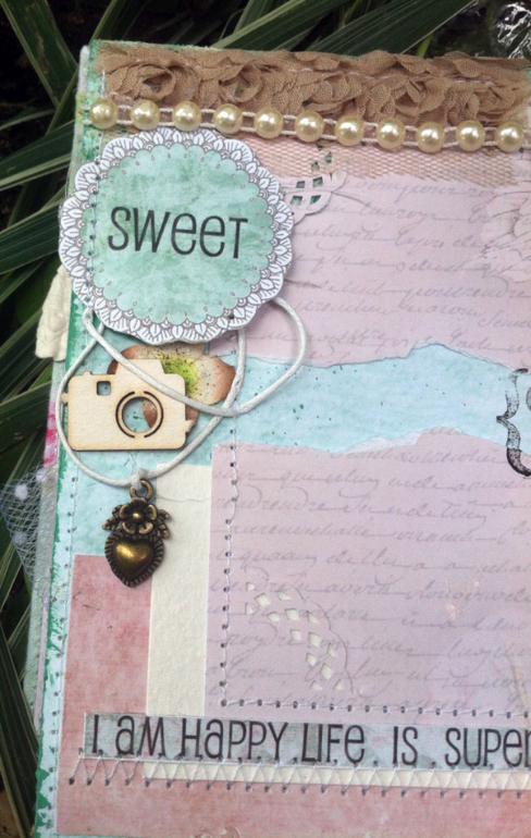 Розово-бирюзовый альбомчик!