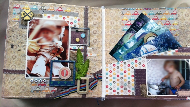 Альбом для мальчика с готовыми фото . Много позитива!!)))