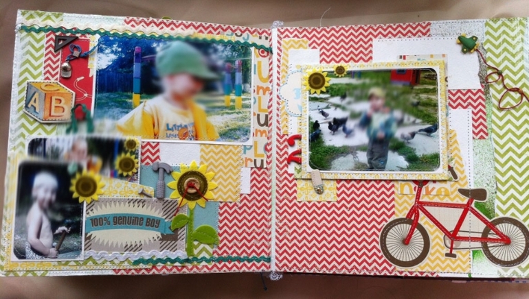 Альбом для мальчика с готовыми фото . Много позитива!!)))