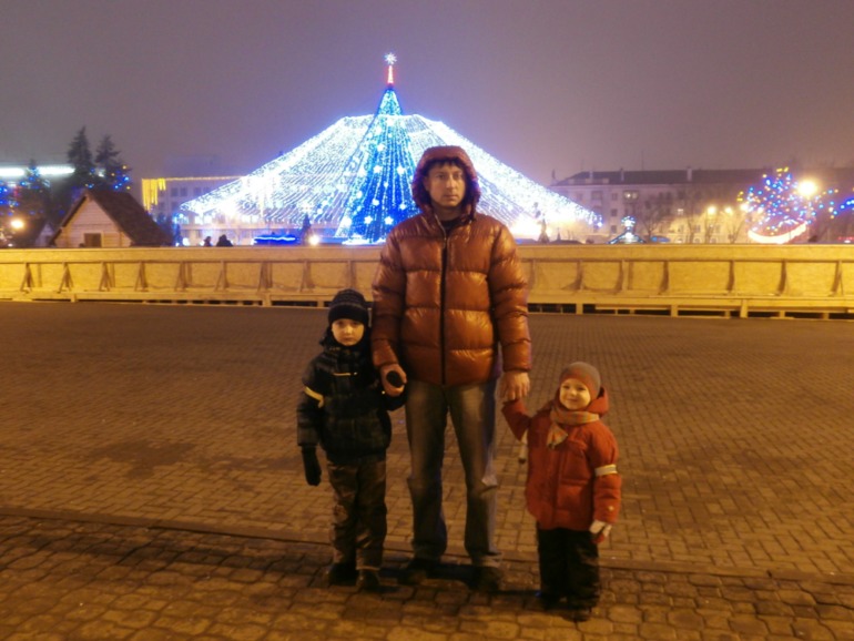 городская елка.