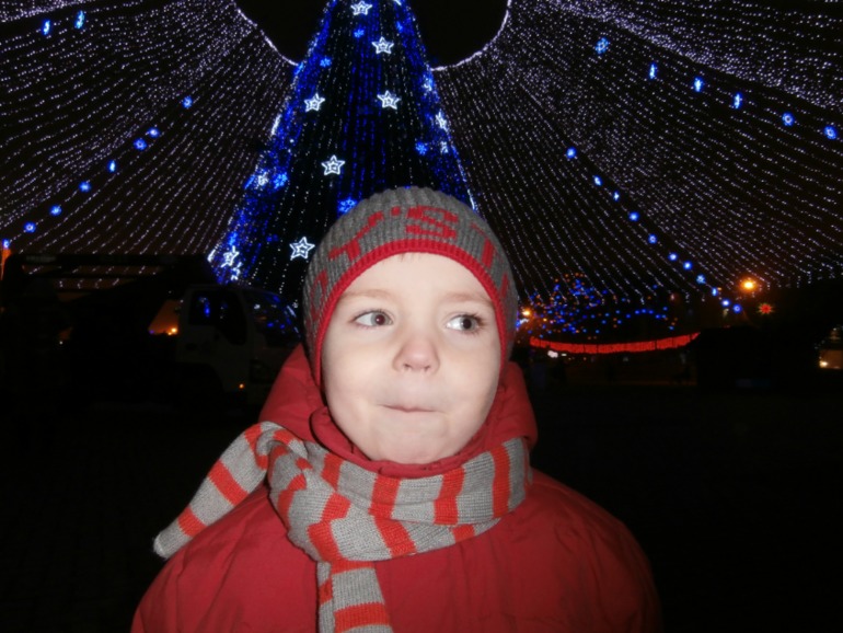 городская елка.
