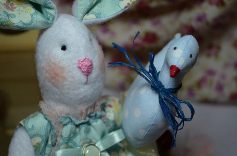 Пасхальный кролик с уточкой :)