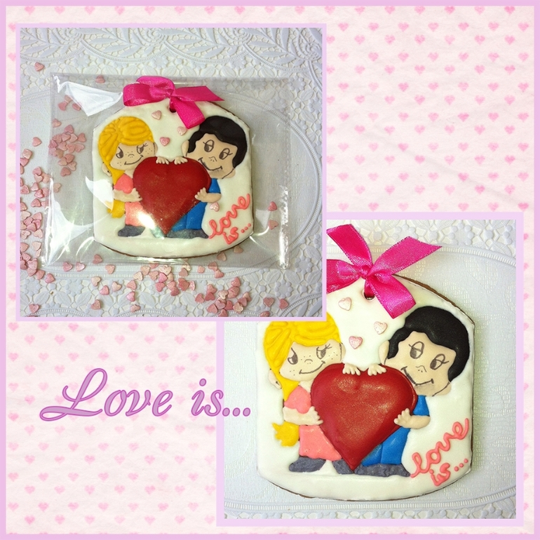 Имбирные расписные пряники ко Дню всех влюбленных и 23 февраля!!