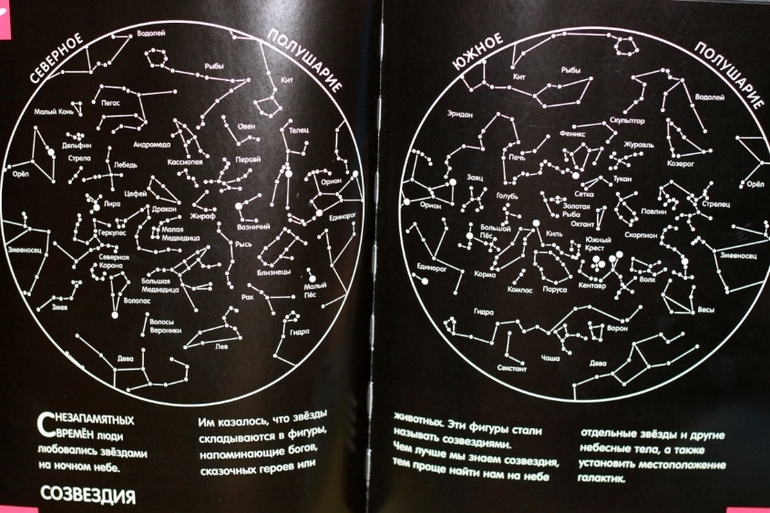 Светящаяся книга о космосе