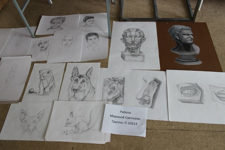 смотр по рисунку