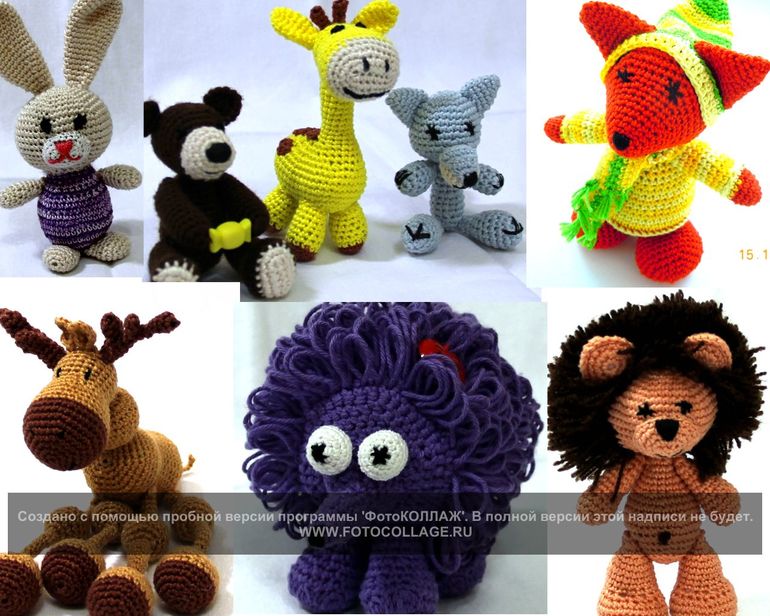 Маленькие игрушки-зверюшки