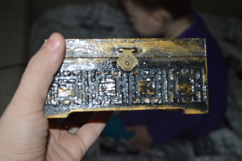 Ну мой малюсенький опыт декупажа