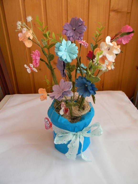 Еще одна поделка-рукоделка в сад:)