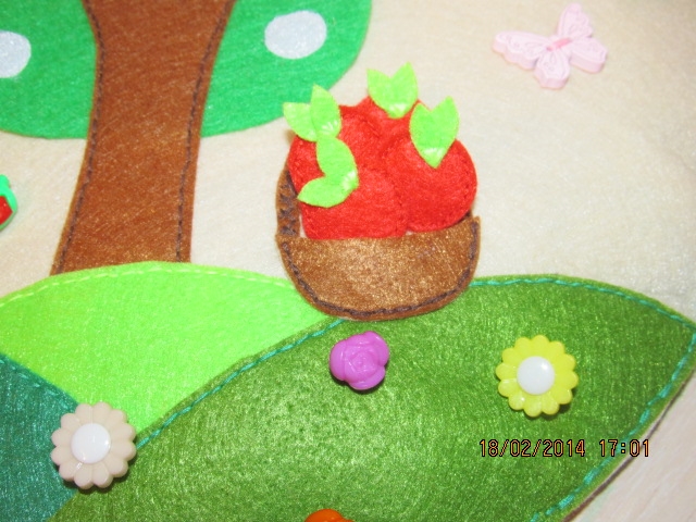 Часики из фетра