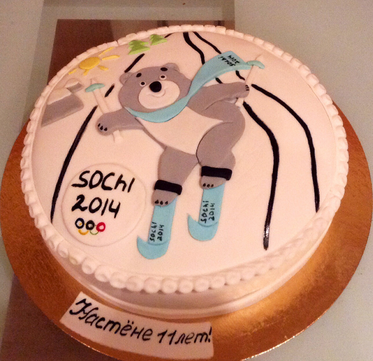 Олимпийский мишка...