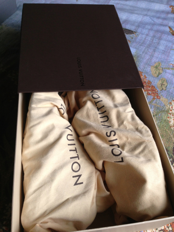 Мужские ботинки Louis Vuitton (оригинал), размер 10, цена 25000 руб