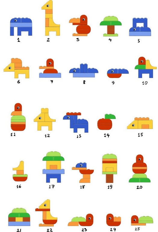 схемы для лего для детей
