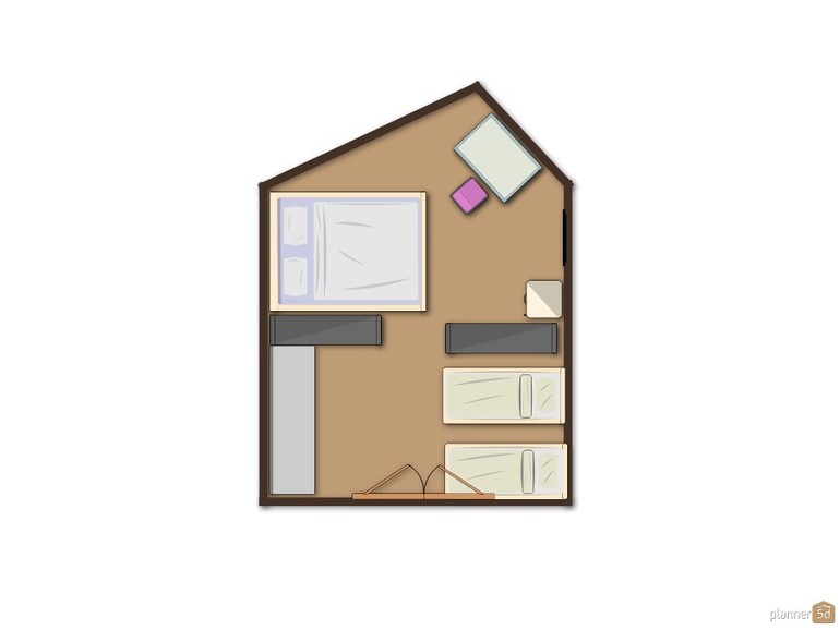 Расстановка мебели в комнате с