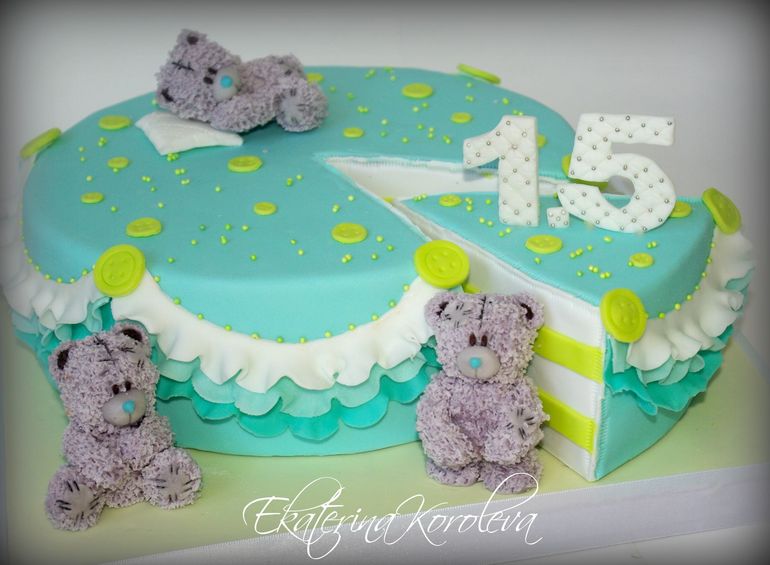 С мишками, для мальчика!