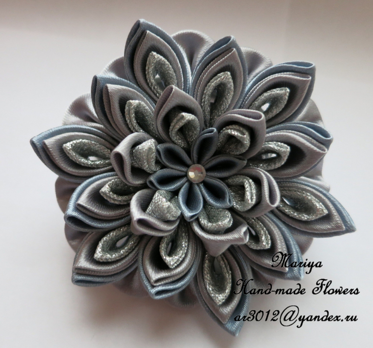 Цветы в технике канзаши