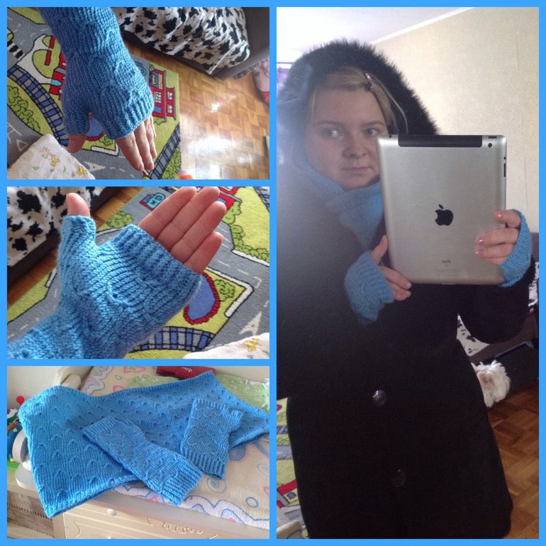 Снуд и митенки