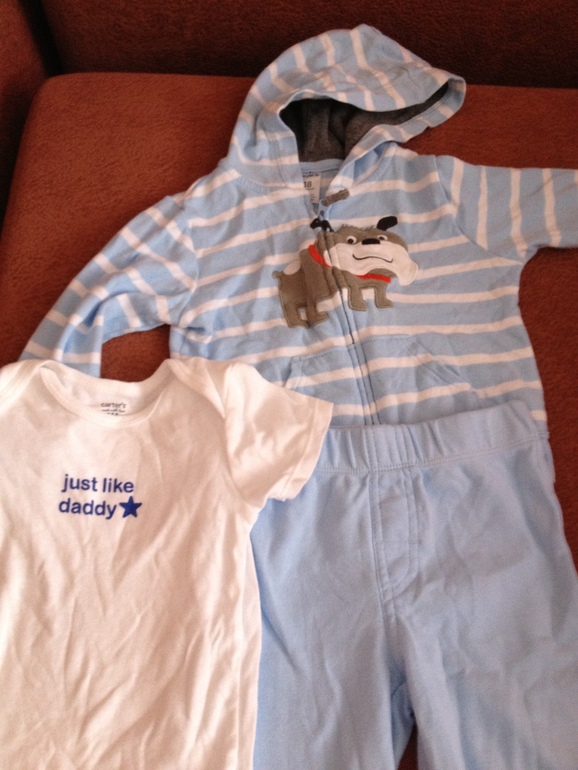 Новый комплект CARTERS США для мальчика 18MEC