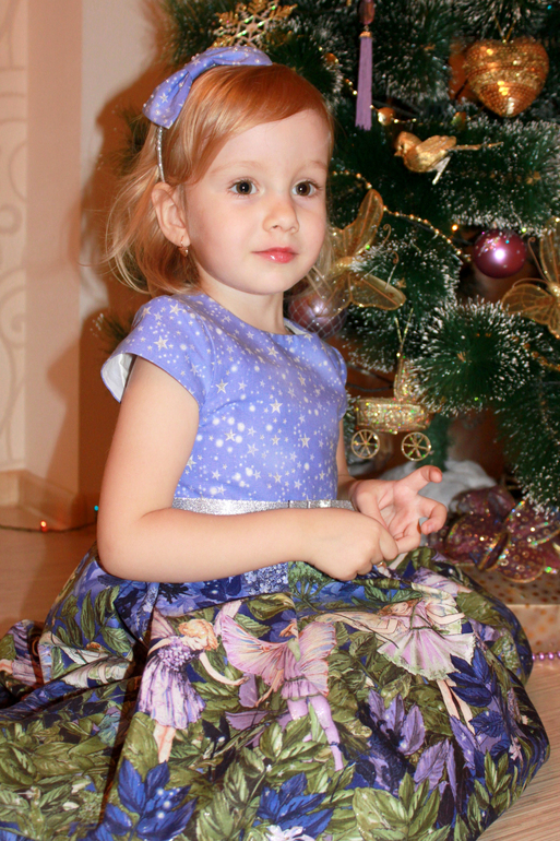 Платье с феями