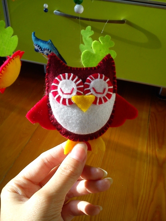 Мобиль из фетра